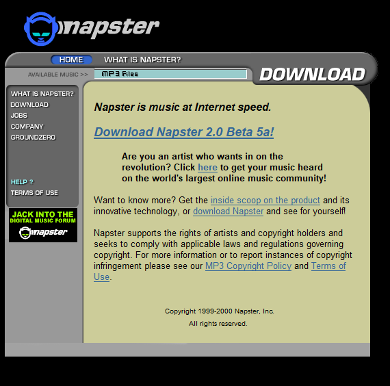 Read more about the article Napster.com